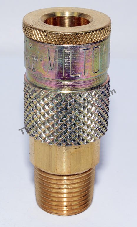 AIR COUPLER BODY 1/4X3/8 NPT FEMALE T STYLE WITH DRAG GAURD 788