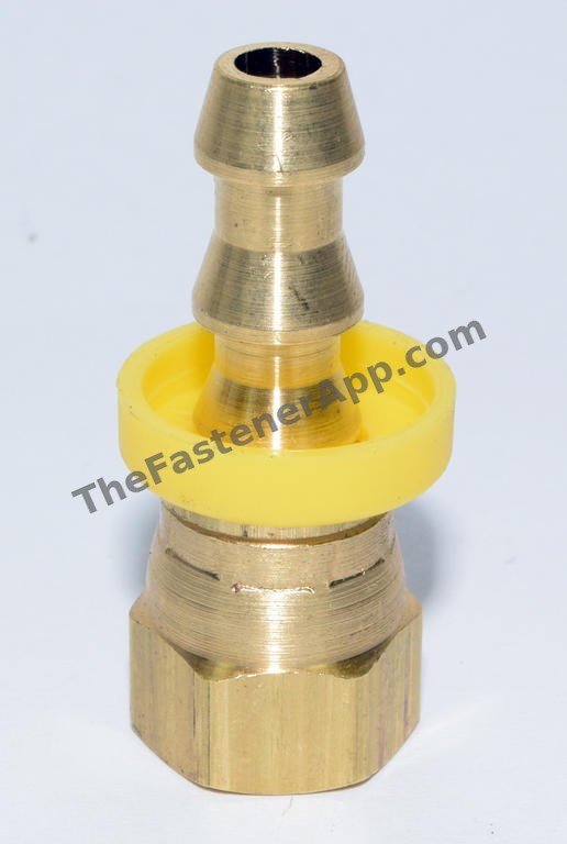 QUICK SLIP UNIV FEMALE 1/4 HOSE ODX7/16-20