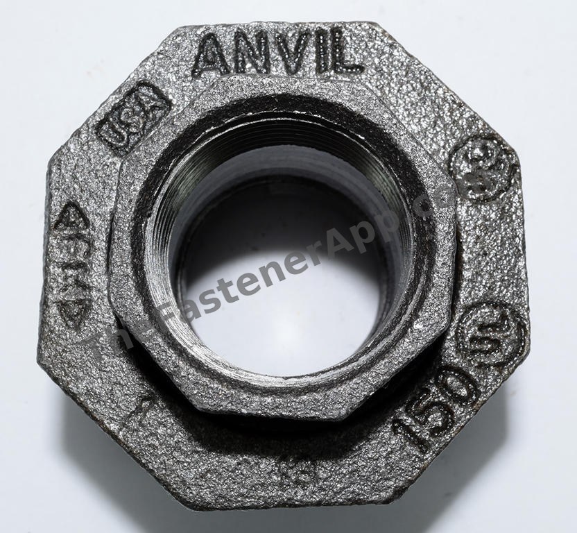BLACK PIPE FITTING UNION BRASS SEAT 3/4"NPT 150#