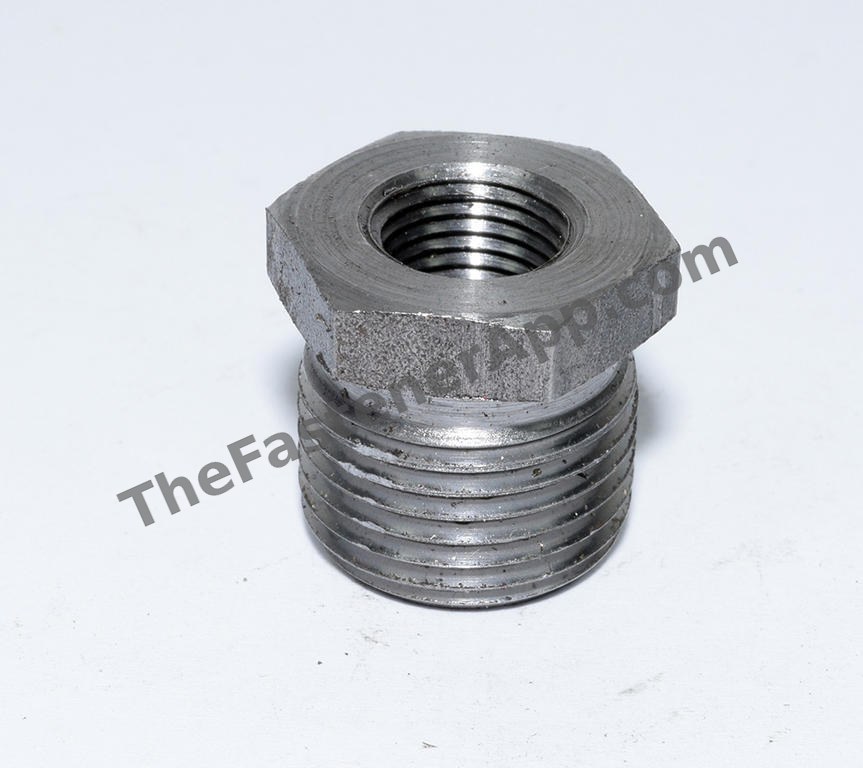 BLACK PIPE FITTING HEX BUSHING 1/4X1/8 NPT 150#