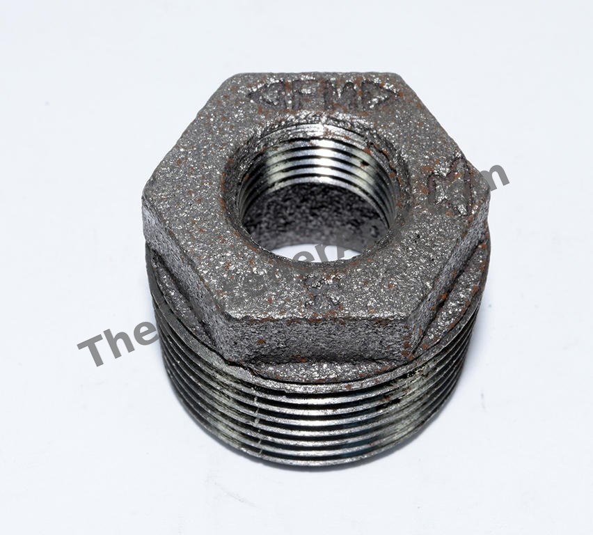 BLACK PIPE FITTING HEX BUSHING 1X3/8 NPT 150#