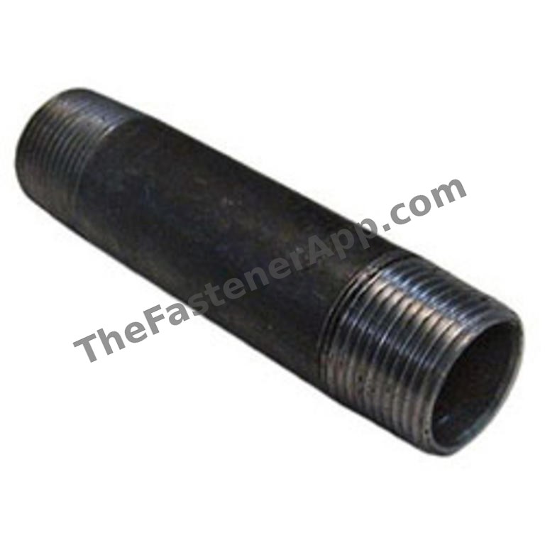 BLACK PIPE FITTING LONG NIPPLE 1X6 NPT 300#