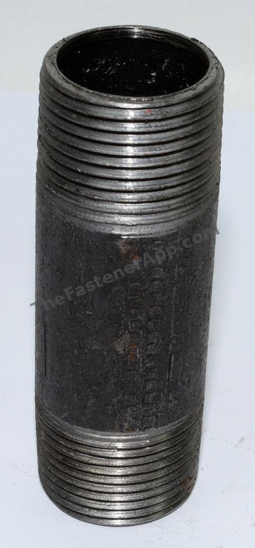 BLACK PIPE FITTING LONG NIPPLE 3/4X1-1/2 NPT 150#