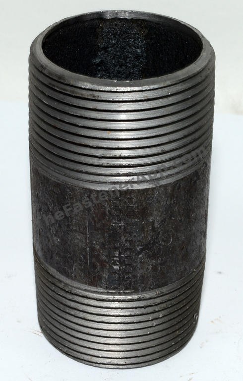 BLACK PIPE FITTING LONG NIPPLE 1-1/4X3 NPT 150#