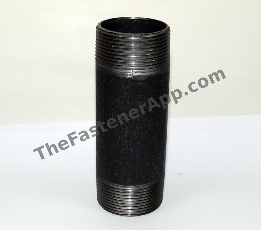 BLACK PIPE FITTING LONG NIPPLE 2X6 NPT 150#
