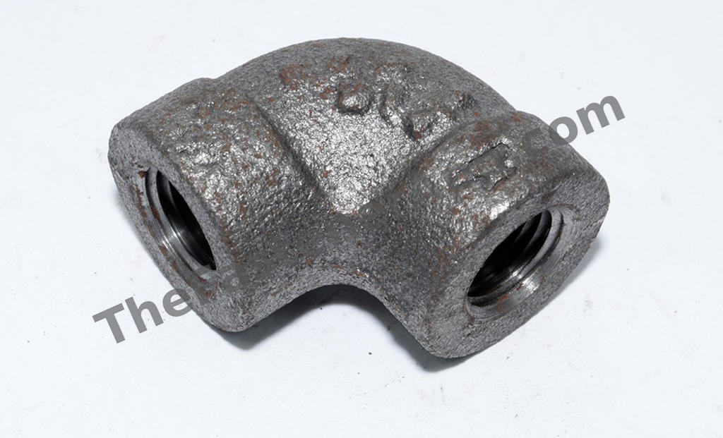 BLACK PIPE FITTING 90 DEG ELBOW (XH) 1/4 NPT 300#