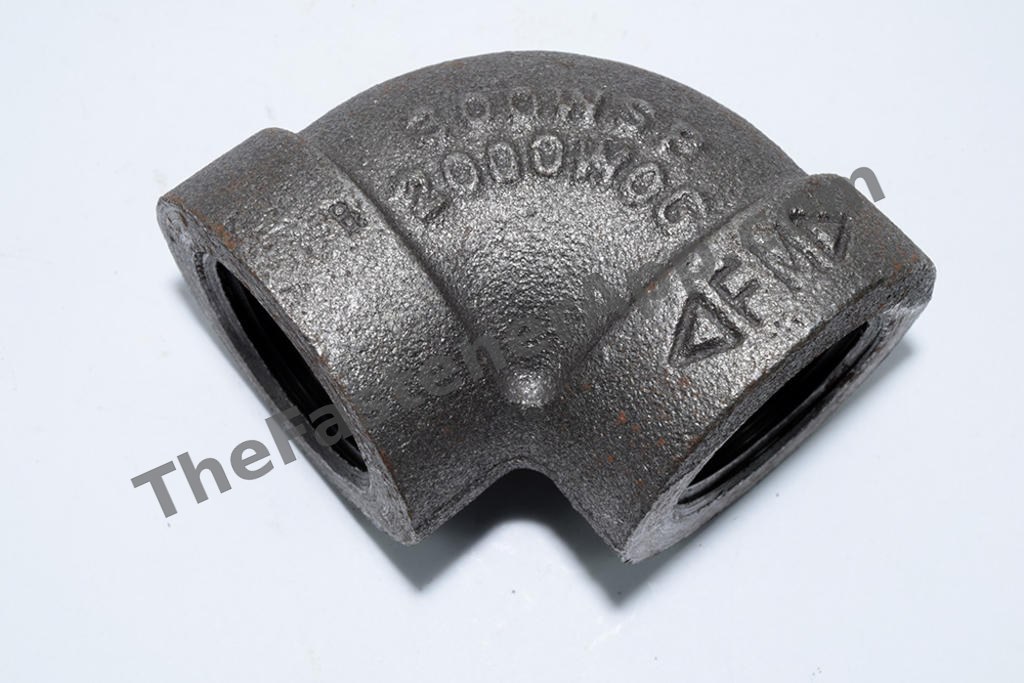 BLACK PIPE FITTING 90 DEG XH 1" NPT 300#