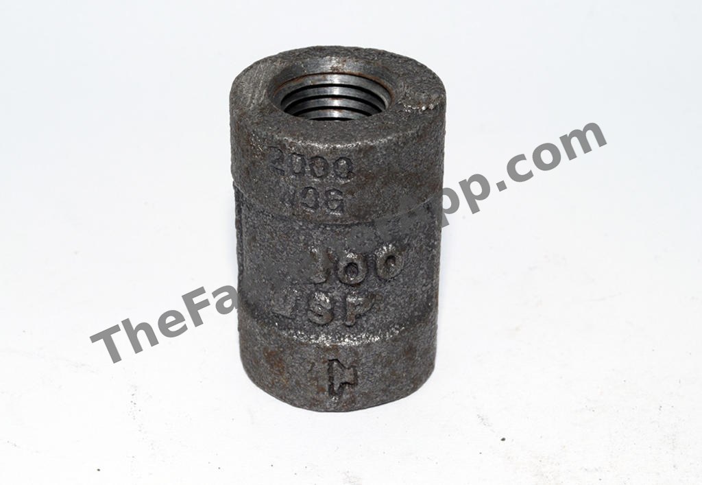 BLACK PIPE FTG COUPLING 2" 3000PSI