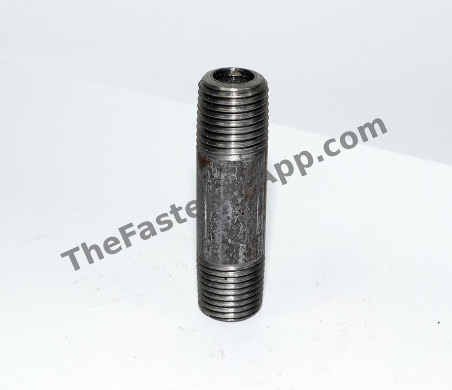 BLACK PIPE FITTING XH LONG NIPPLE 3/8X1-1/2 NPT 300#