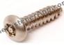 SS BUTTON HEAD SECURITY TAPPING SCREW 10X3/4 TORX WITH PIN TAMPER RESISTANT SHEET METAL SCREW