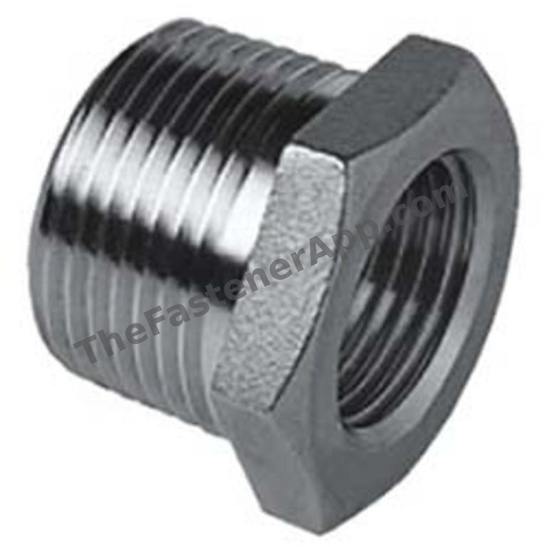 304 SS PIPE FITNG HEX BUSHING 150# 1/2X3/8