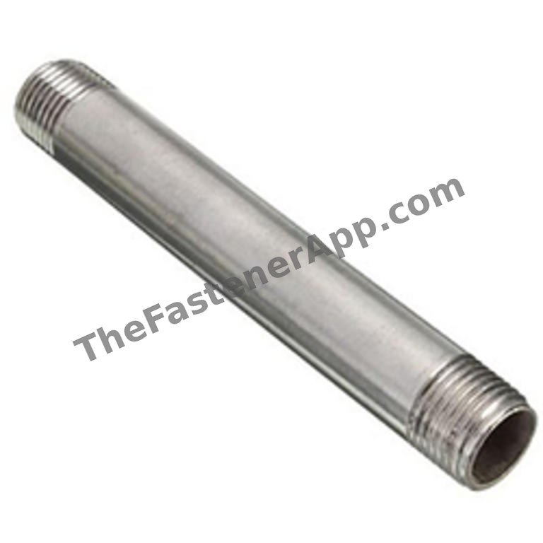 304 SS LONG NIPPLE "1/4X3"