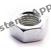 MET 8.8 HEX NUT M6X1.0P Z1