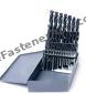 29 PC DRILL BIT ASST 1/16 thru 1/2 in 1/64th BLACK 02 SERIES