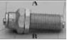 DOT PLUG IN MALE BULKHEAD UNION 1/4TUBE 1874x4x4