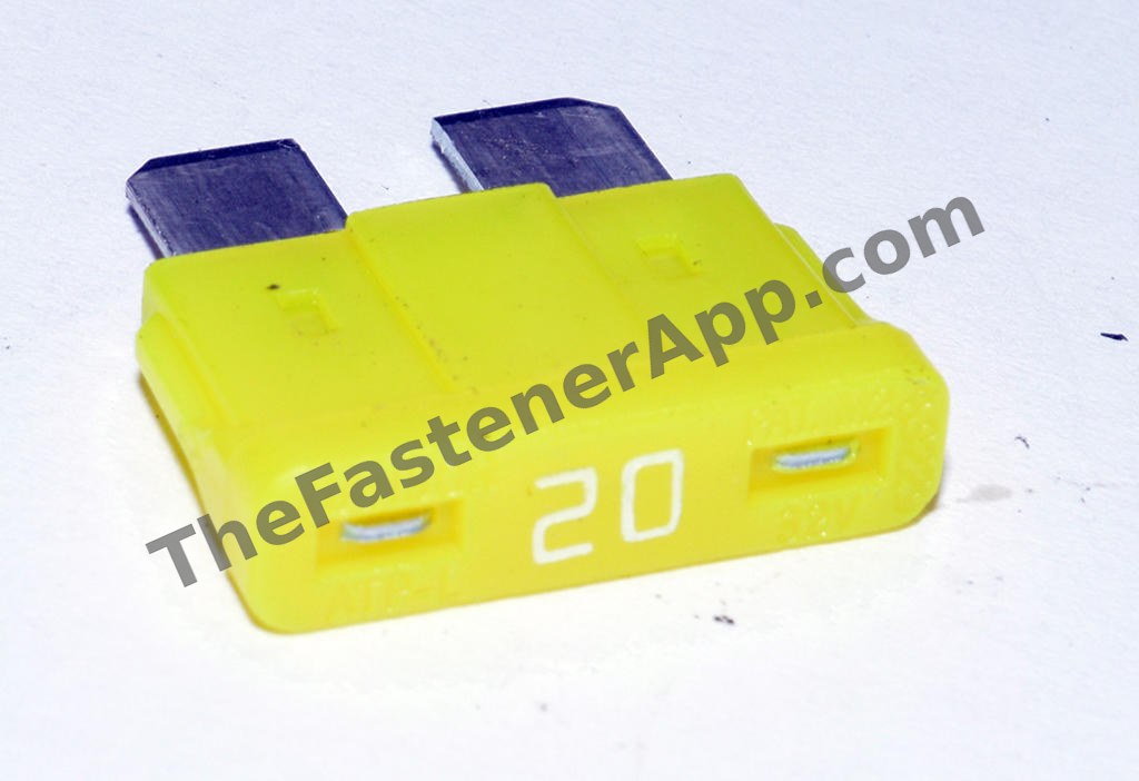 20 AMP ATO/ATC Yellow Blade Fuse