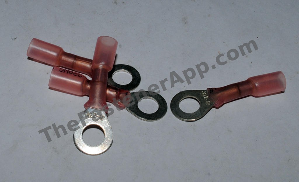 CRIMP/HT SHRINK RING TERMINAL #12-10 GAX#5/16 RING