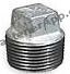 SQUARE HD PLUG 150#X1/4 GALV
