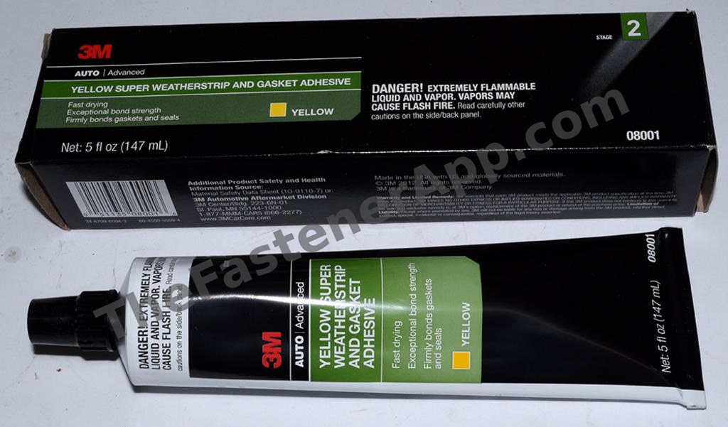 YELLOW WEATHERSTRIP ADHESIVE 5 OZ