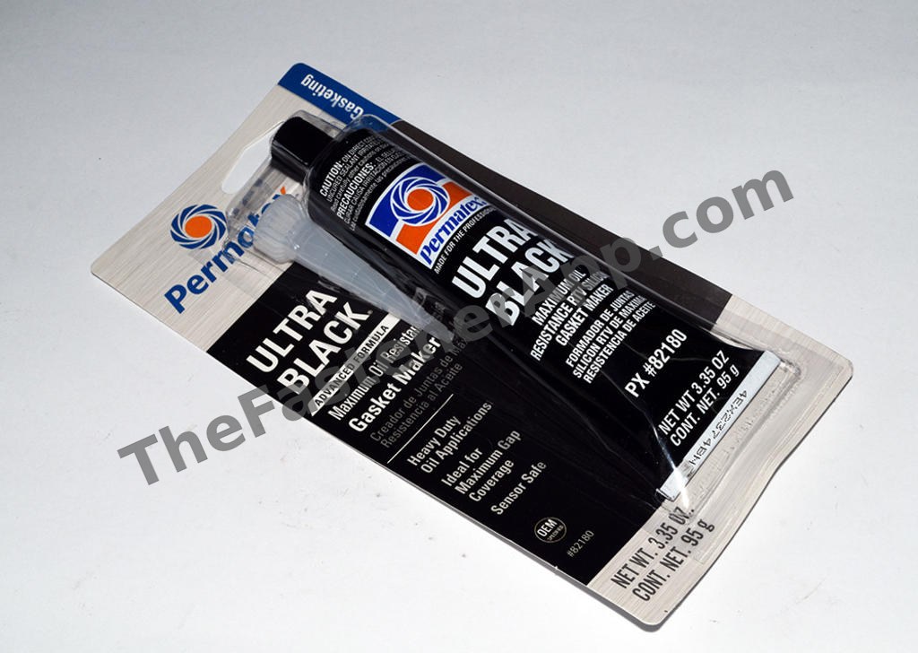 RTV PERMATEX SILICONE GASKET MAKER ULTRA BLACK PERMATEX 3 OZ