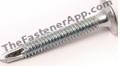 #3 FLAT PHIL WAFER HD DRILL SCREW ZINC 10-24X1-1/4