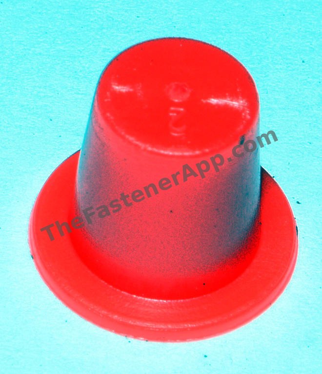TAPERED CAPS & PLUGS -12X POLY PLUG FOR TUBE 3/4"OD 1-1/16-12THREAD SIZE .915X1.04,.855X.98