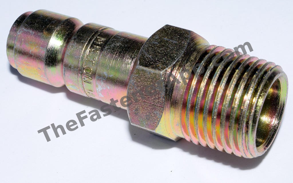 AIR COUPLING PLUG 1/2MPT TRU-FLATE PARKER INTER #1817