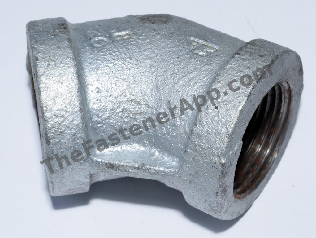 45DEG PIPE FITTING 150#X1/8 GALV