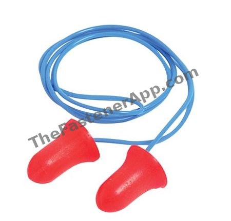 TAPER FIT FOAM EAR PLUGS WITH CORD 2PLUS