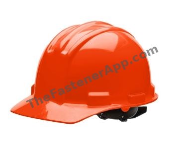HARD HAT ORANGE HI VIZ NO LOGO