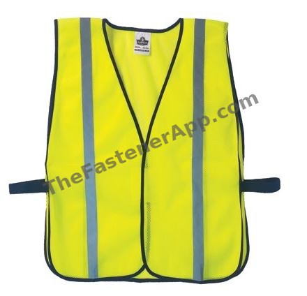 SAFETY VEST LIME GREEN REFLECTIVE ONE SIZE FITS ALL