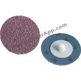 SCREW ON LOCKING DISC "2" 36GRIT ALUMINUM OX MAROON