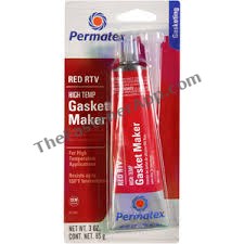 RTV SILICONE GASKET MAKER HIGH-TEMP 3OZ RED 26BR 81160