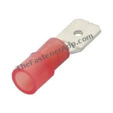 USA MADE EASY DISCONNECT TERMINAL NYLON #22-18 GAX3/16 TAB MALE RED
