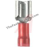 USA MADE EASY DISCONNECT TERMINAL NYLON #22-18 GAX3/16 RECEPTACLE RED FEMALE