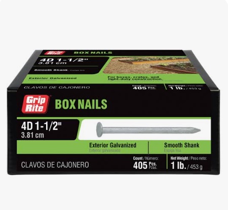 Common and Box Nails